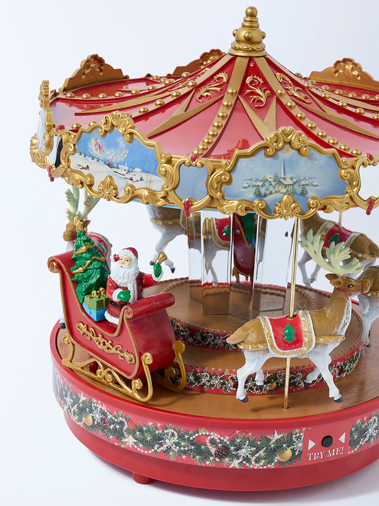 Westside Home Multicolour Carousel Christmas Decoration