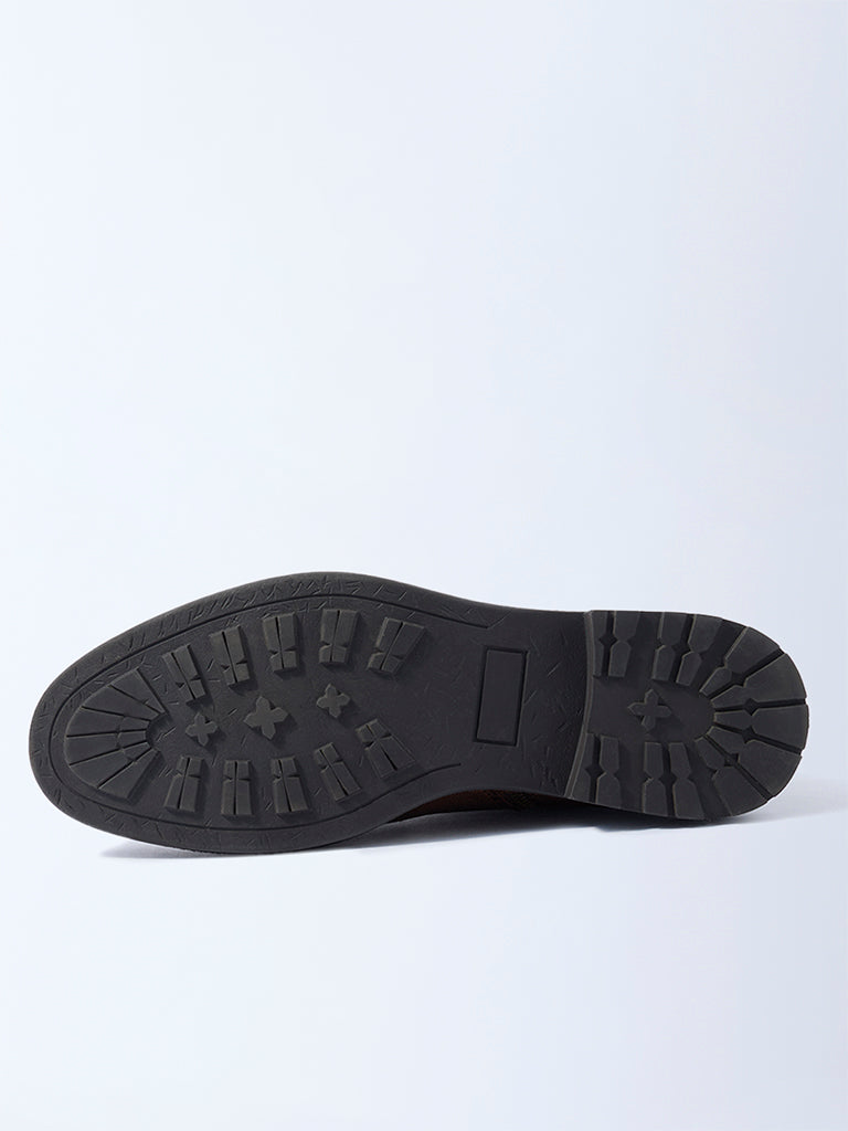 SOLEPLAY Brown Biker Leather Boots