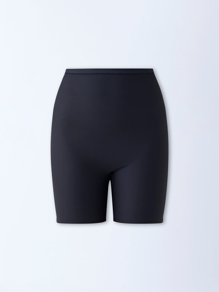Wunderlove Black Comfort Light Control Shaping Long Pants