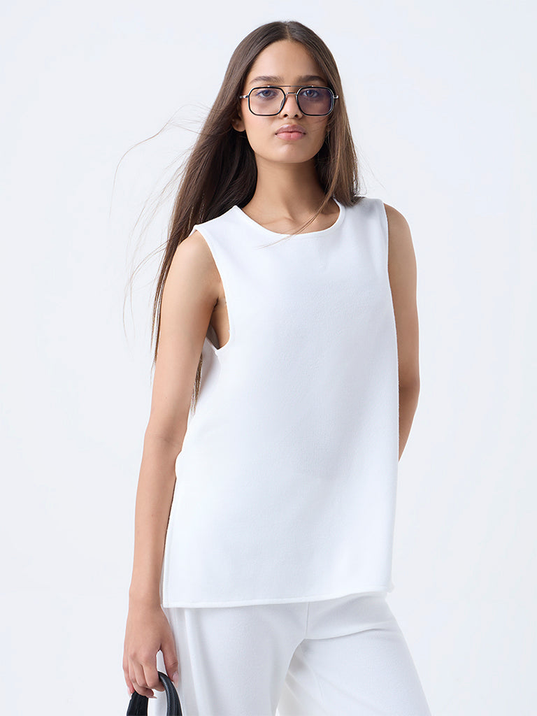 LOV White Solid Top
