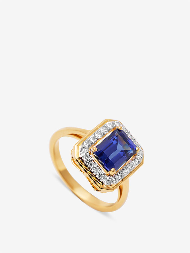 Westside X Pome Sapphire Baguette Lab Diamond Ring