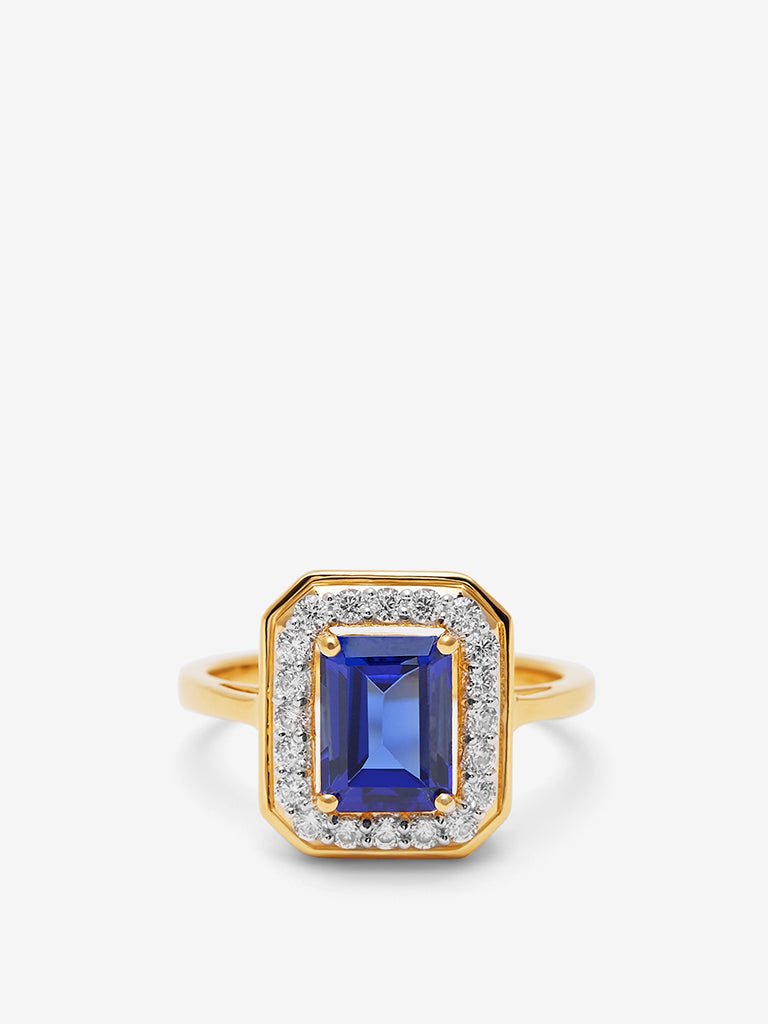 Westside X Pome Sapphire Baguette Lab Diamond Ring