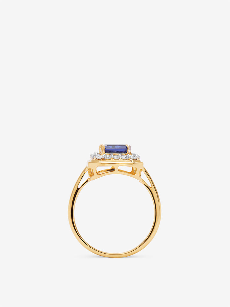 Westside X Pome Sapphire Baguette Lab Diamond Ring