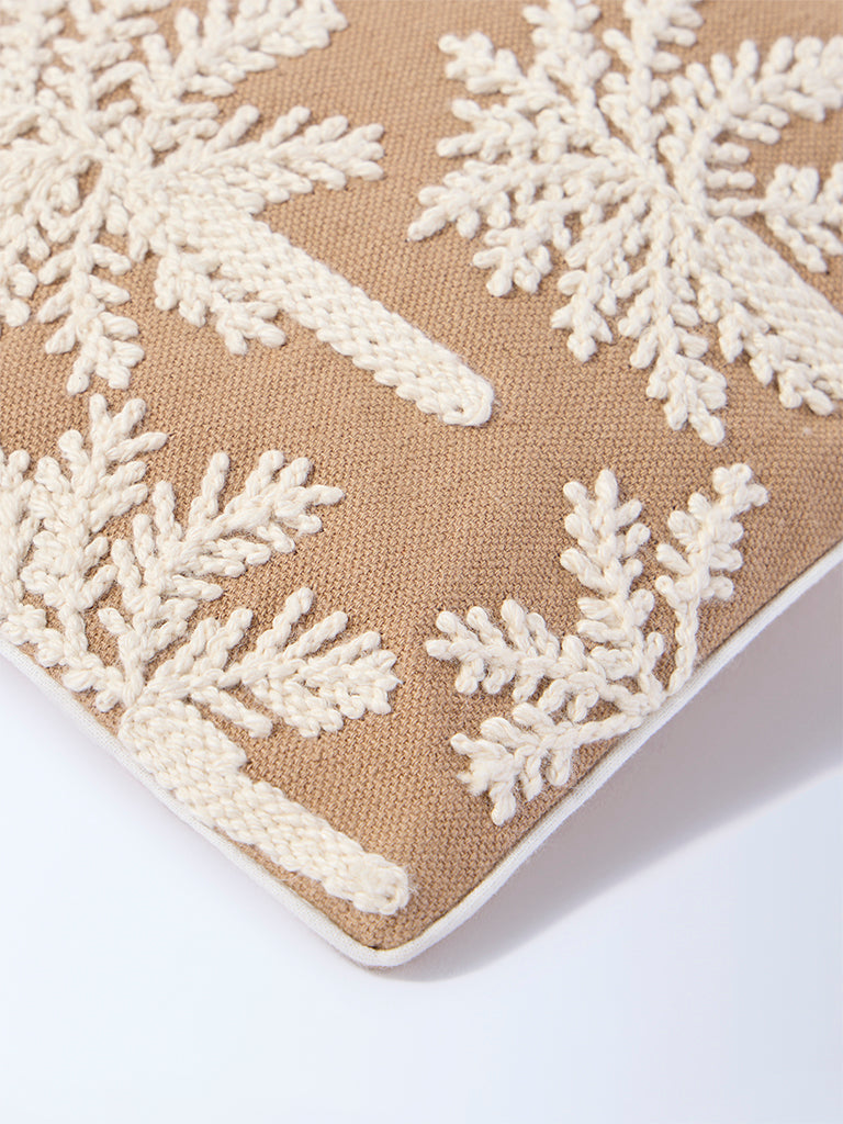 Westside Home Brown Tropical-Inspired Pouch