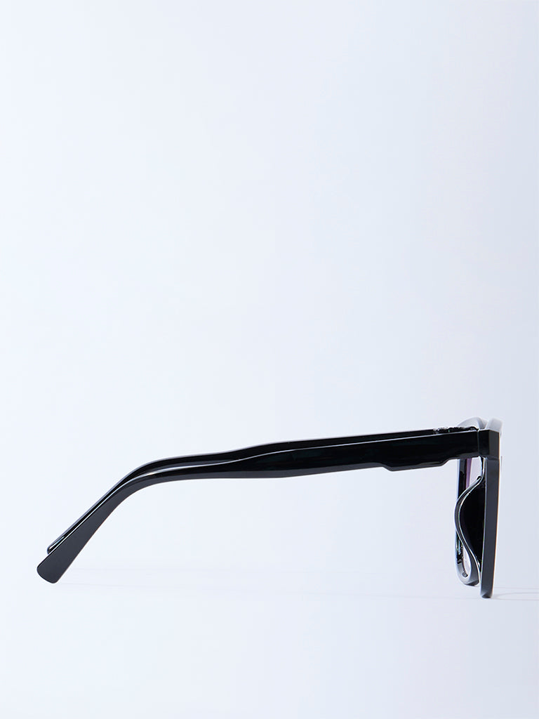 Westside Accessories Black Oversized Sunglasses with Pouch