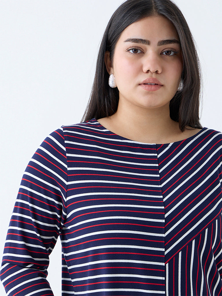 Gia Navy Stripe T-Shirt