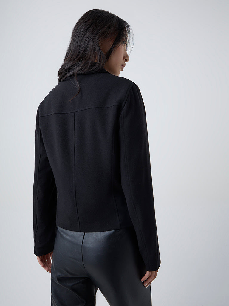 LOV Black Solid Jacket