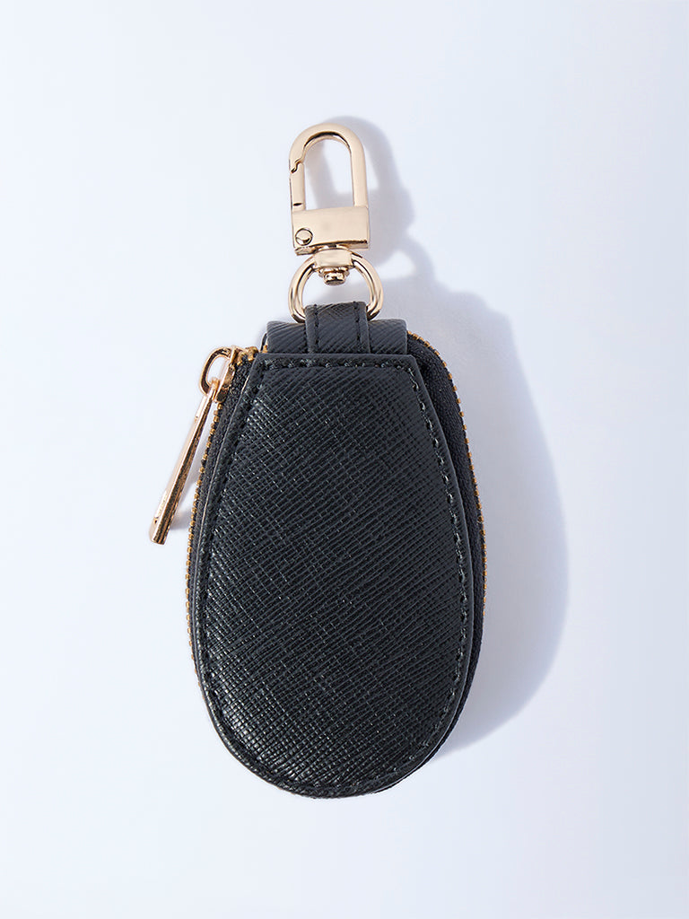 Buy Westside Accessories Black Mini Key Pouch Bag Charm from Westside