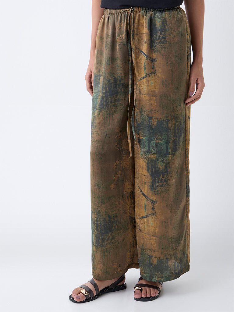 LOV Multicolour Abstract Detailed Pants