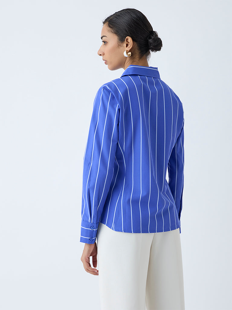 Wardrobe Blue Striped Shirt