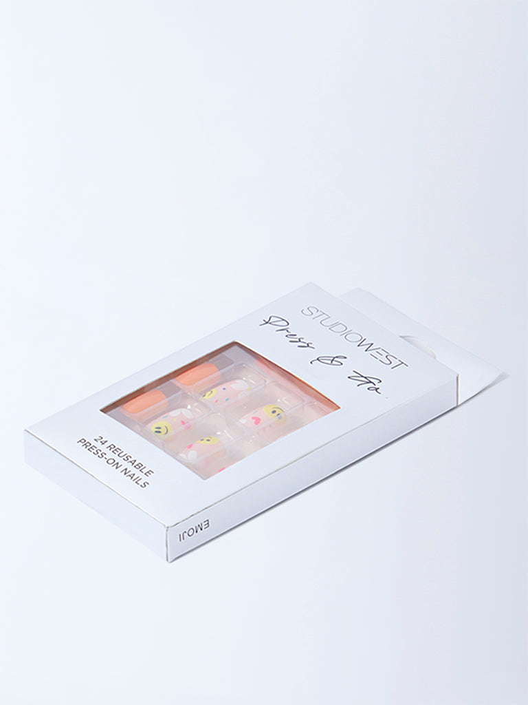 Studiowest Press & Go Emoji Reusable Press-On Nail Set