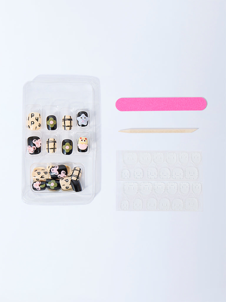 Studiowest Press & Go Quirky Star Reusable Press-On Nail Set