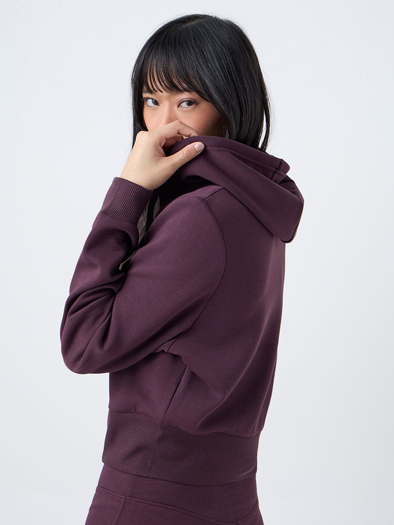 Nuoflexx Burgundy Solid Jacket