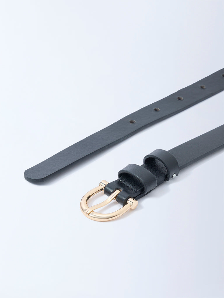 Westside Accessories Black U-Buckle Belt
