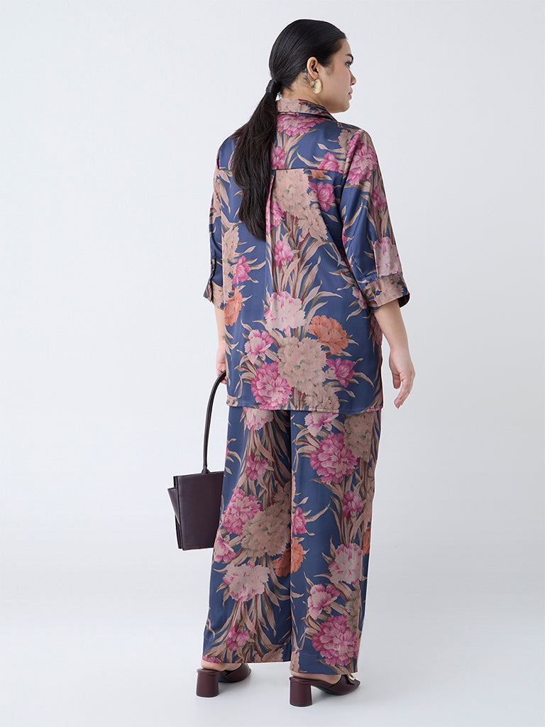 Gia Multicolour Botanical Detailed Shirt