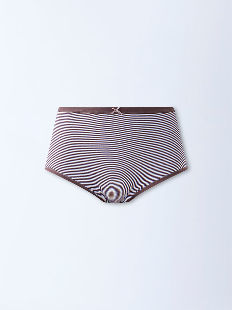Wunderlove 3-Pack Printed Cotton-Blend Briefs