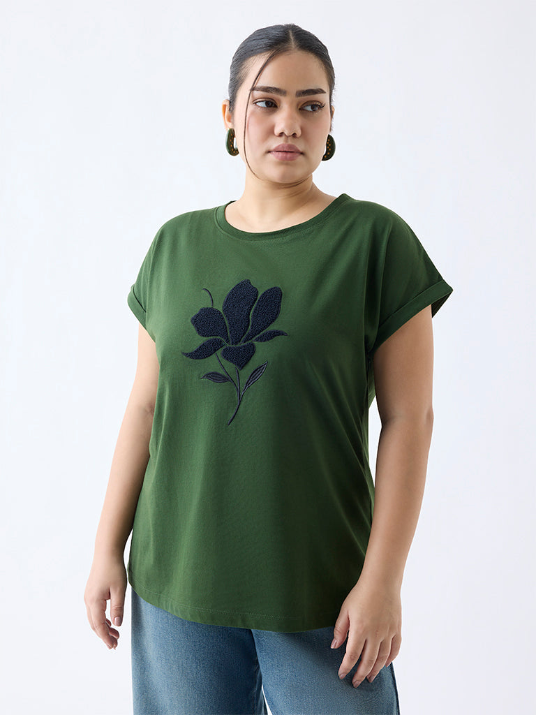 Chaiza Olive Shirt In Twill