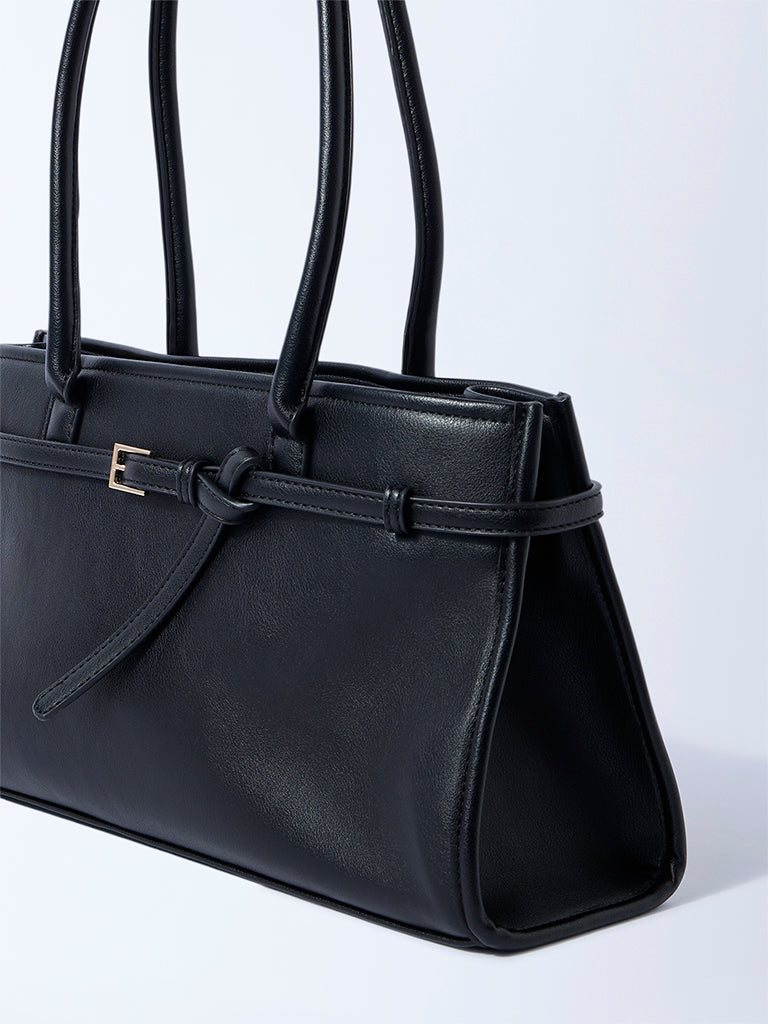 Westside Black Satchel Bag