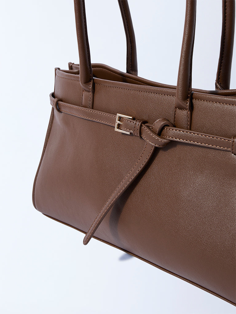 Westside Brown Satchel Bag