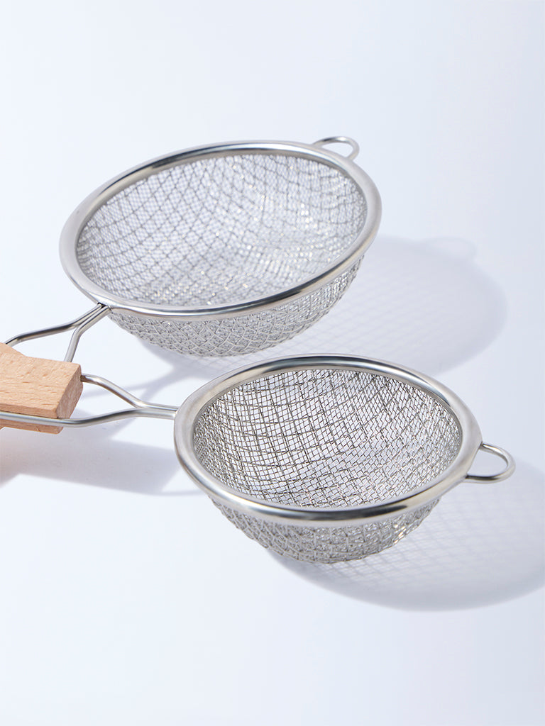 Westside Home Silver Strainers (Set of 2)