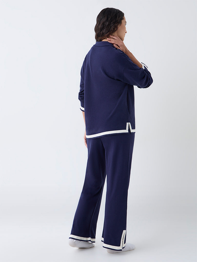 Wunderlove Navy High-Rise Lounge Pants