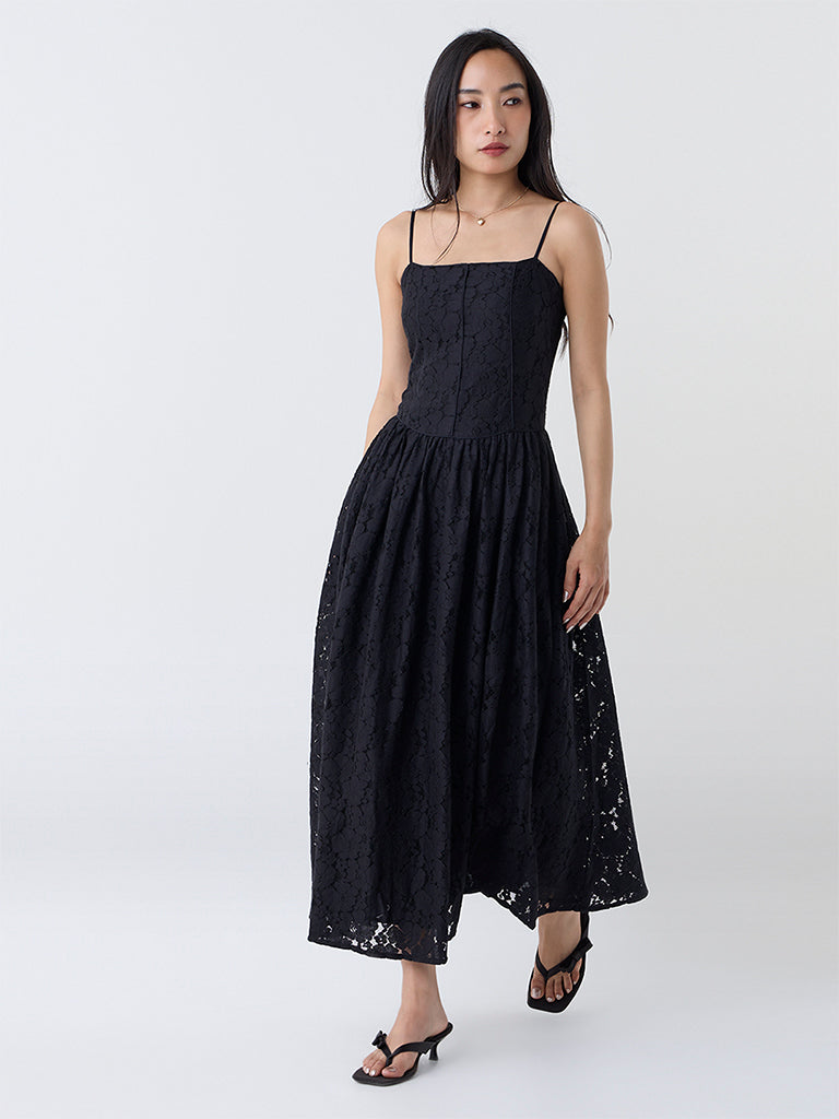 cocktail party westside dresses Velvi Square-Neck Midi Party Dress Janelle White / XSmall
