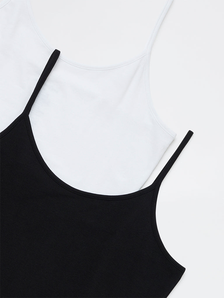Wunderlove 2-Pack Cotton-Blend Camisoles