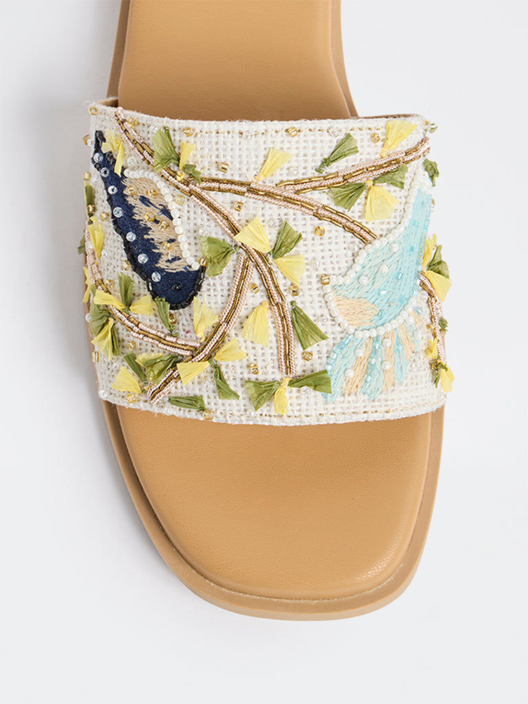 LUNA BLU Multicolour Nature-Inspired Slides