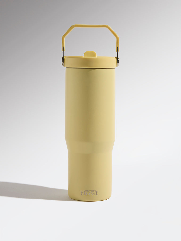 Westside Home Yellow Insulated Tumbler Water Bottle - 850ML