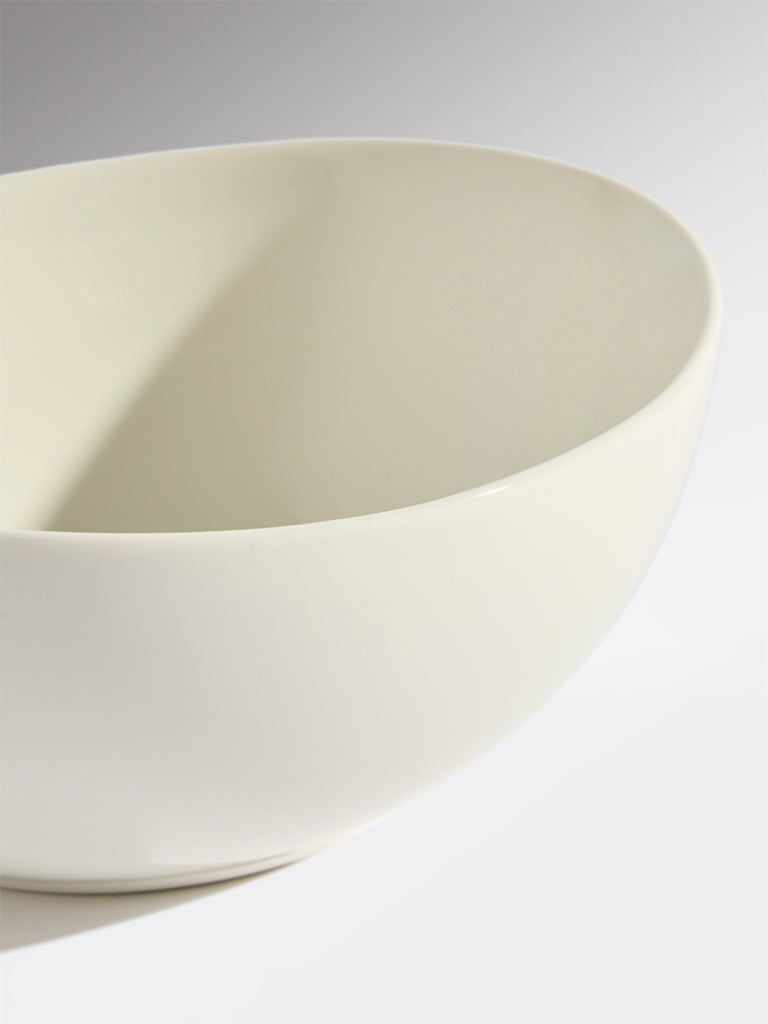 Westside Home White Organic Bowl - Medium