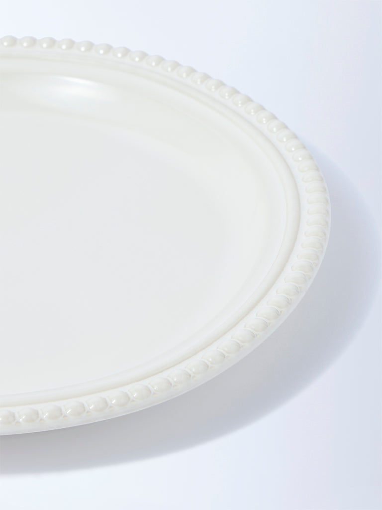 Westside Home White Beaded Side Plate