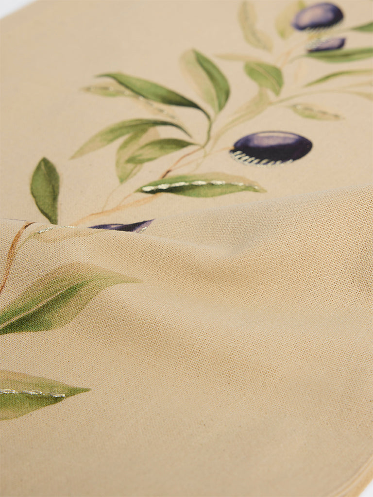Westside Home Multicolor Botanical Pattern Table Runner