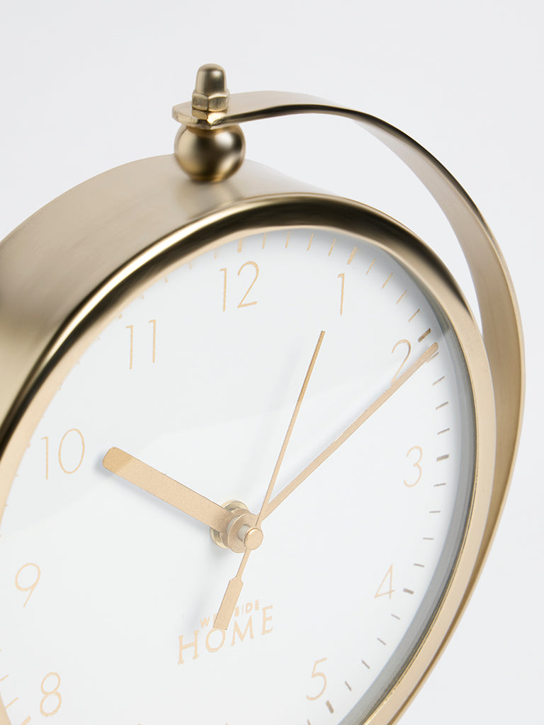 Westside Home Gold Round Clock