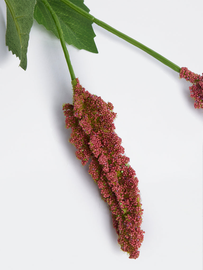 Westside Home Red Artificial Celosia Plant