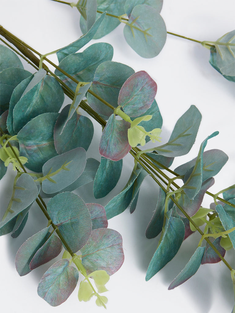 Westside Home Green Eucalyptus Leaf Artificial Plant