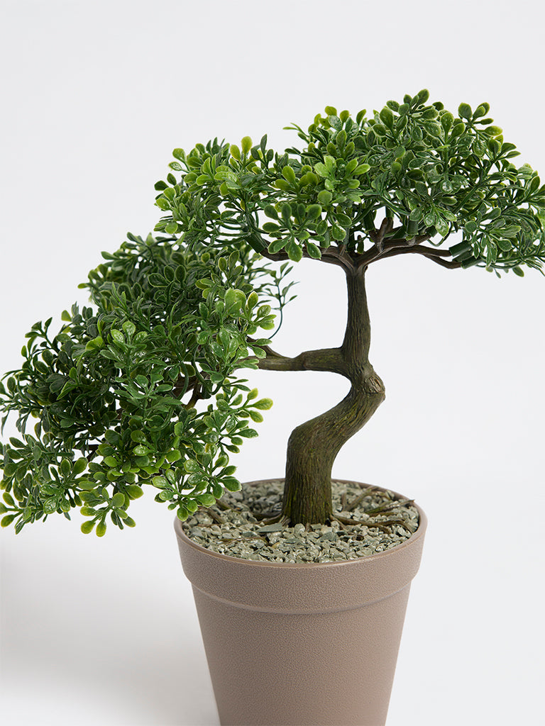 Westside Home Green Mini Artificial Bonsai Plant