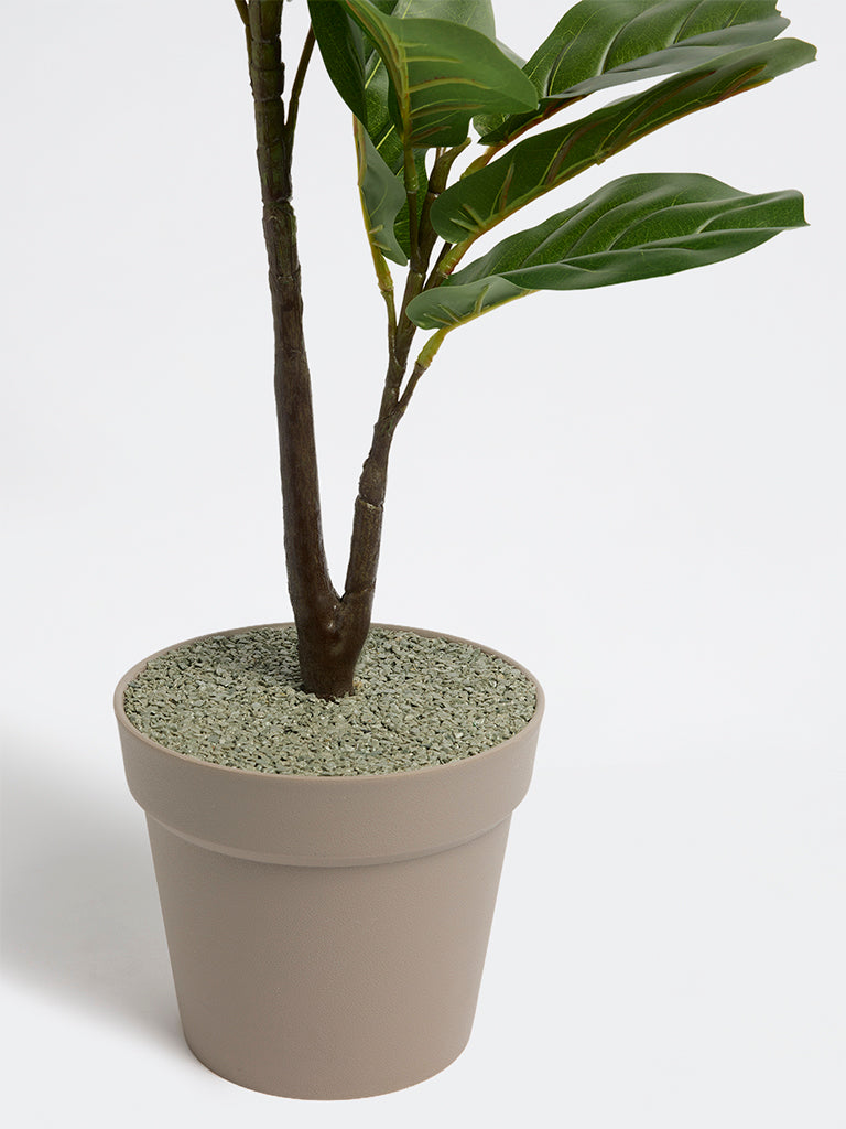Westside Home Green Fiddle Leaf Artificial Plant