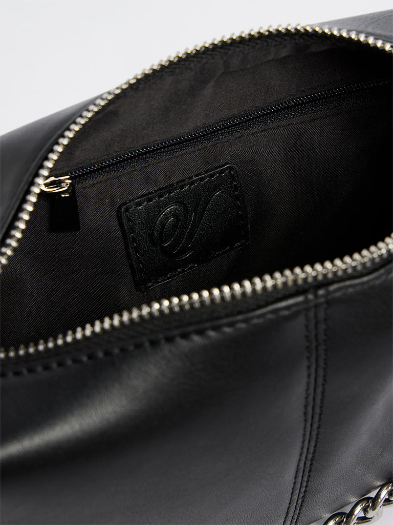 Westside Black Top Handle Bag