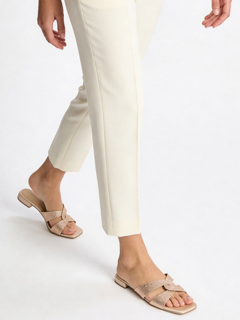 LUNA BLU Blush Pink Embellished Sandals
