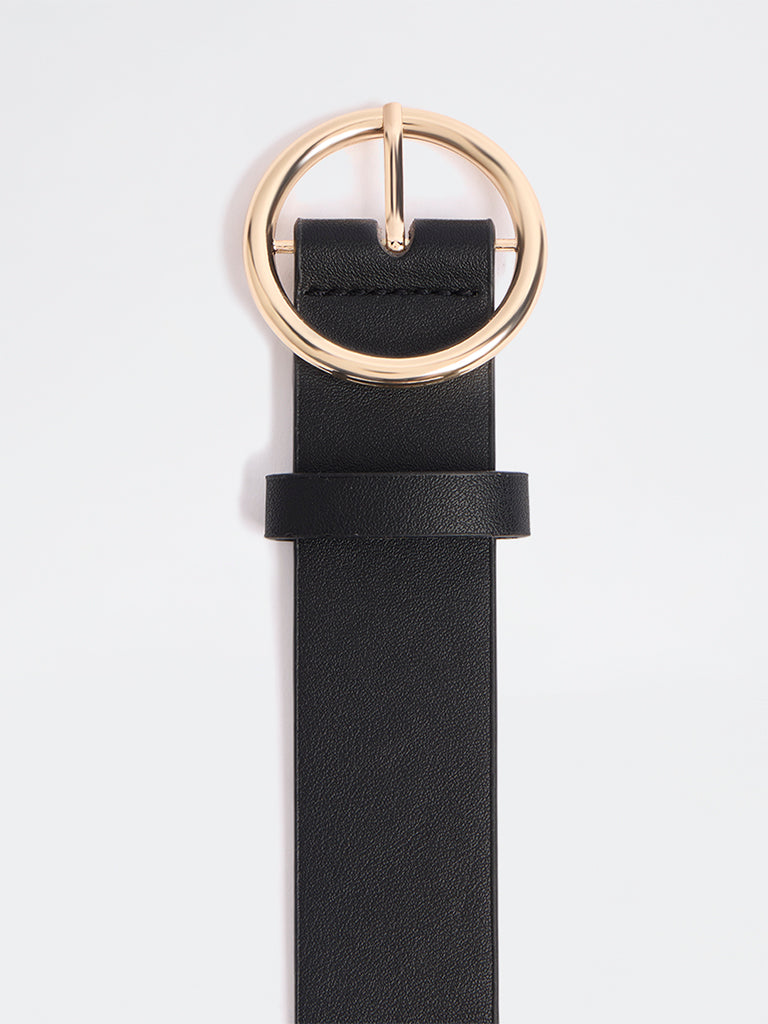 Westside Accessories Black O-Buckle Belt