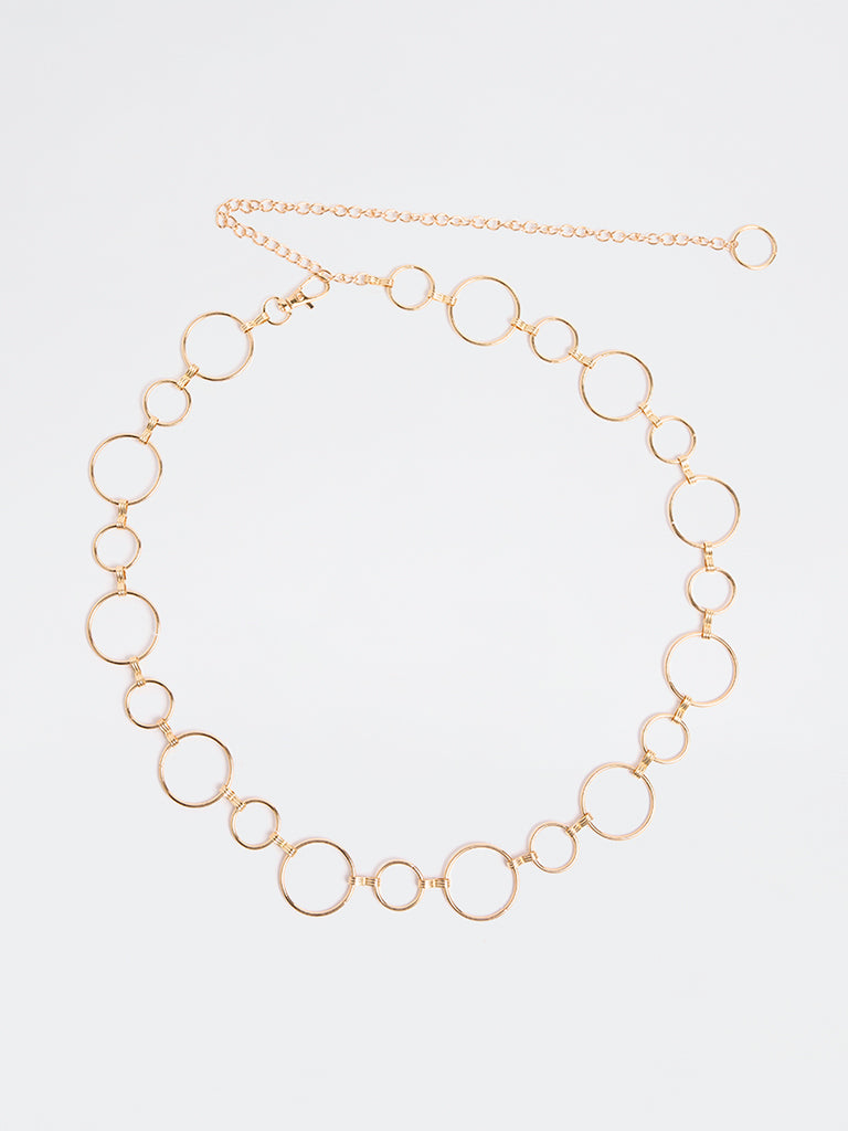 Westside Accessories Gold Link Chain Belt
