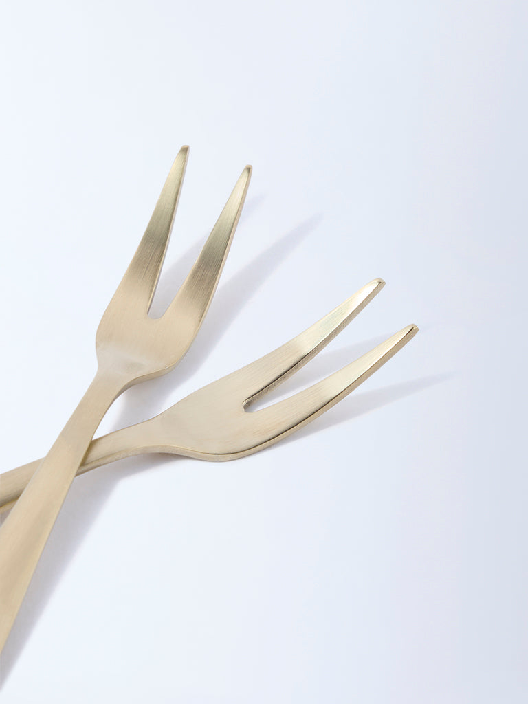 Westside Home Gold Fruit Forks (Set of 4)