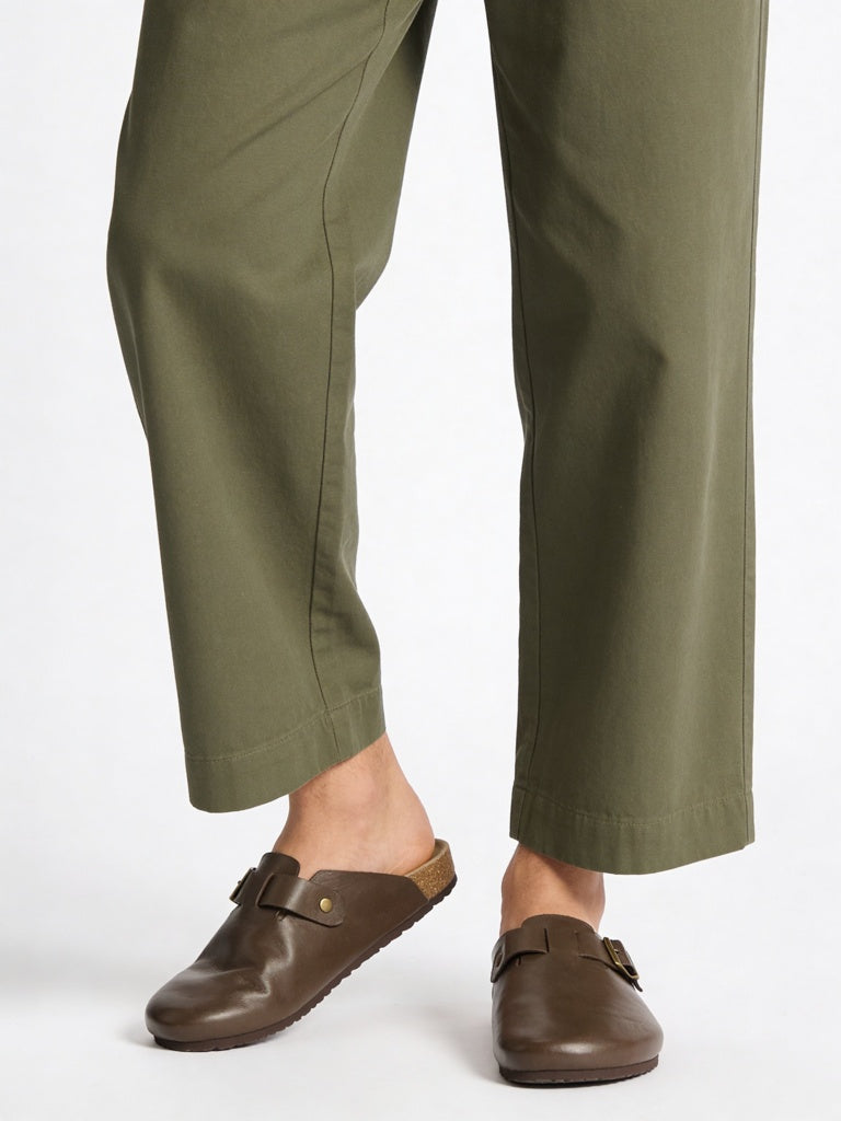 SOLEPLAY Brown Buckle Clogs