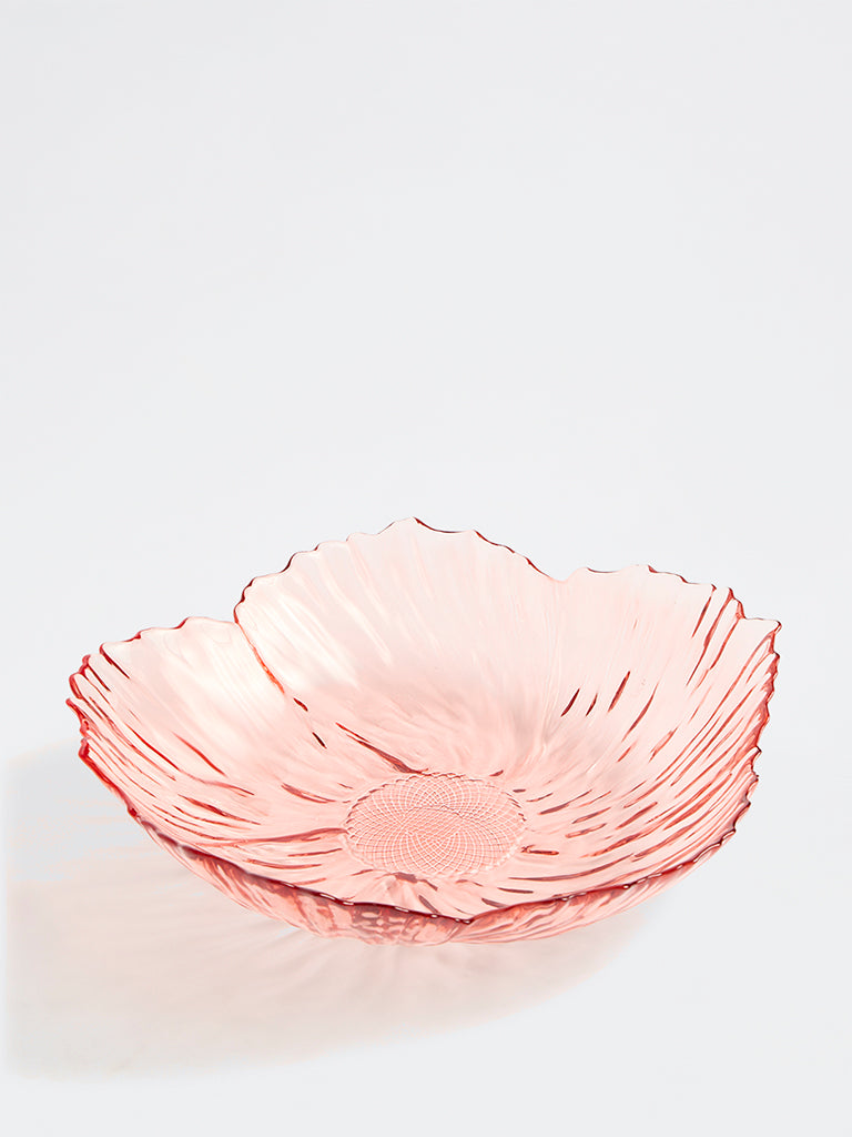 Westside Home Pink Floral Design Platter