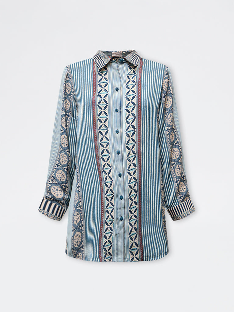 Utsa Green Printed Tunic