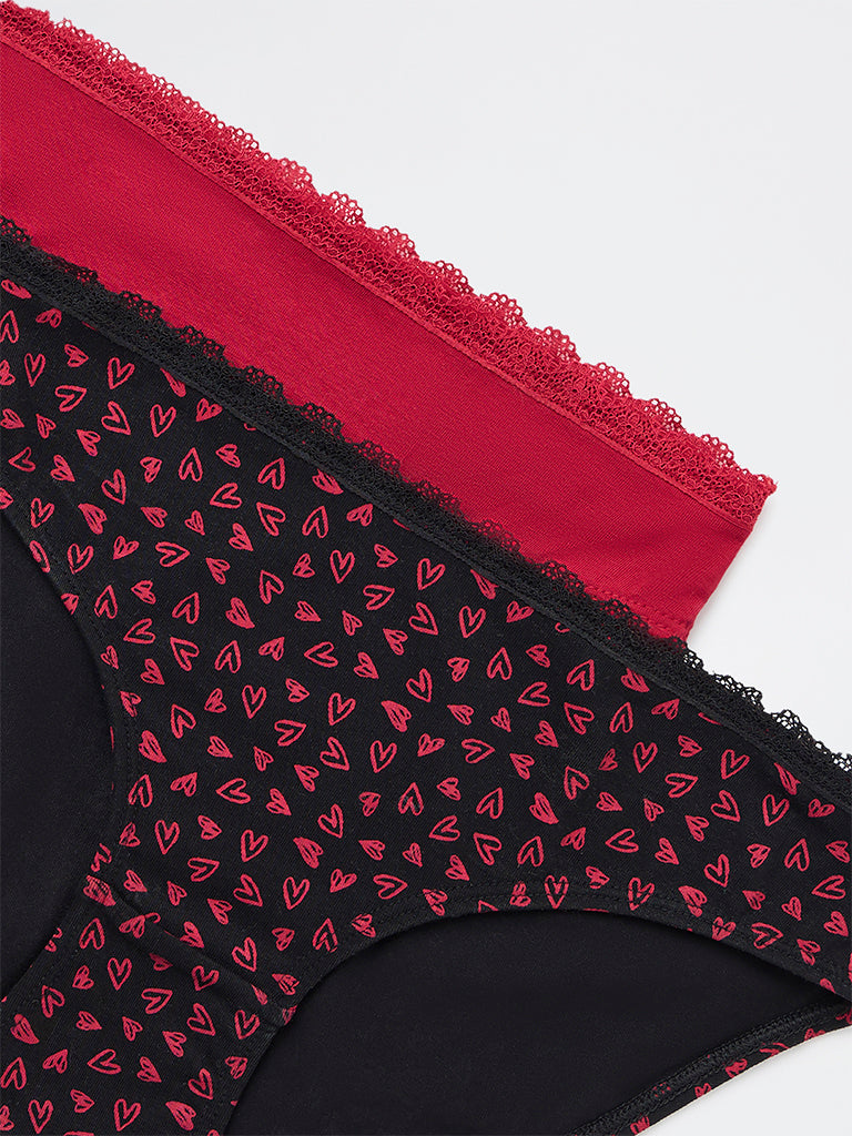 Superstar 2-Pack Printed Cotton-Blend Bikini Briefs