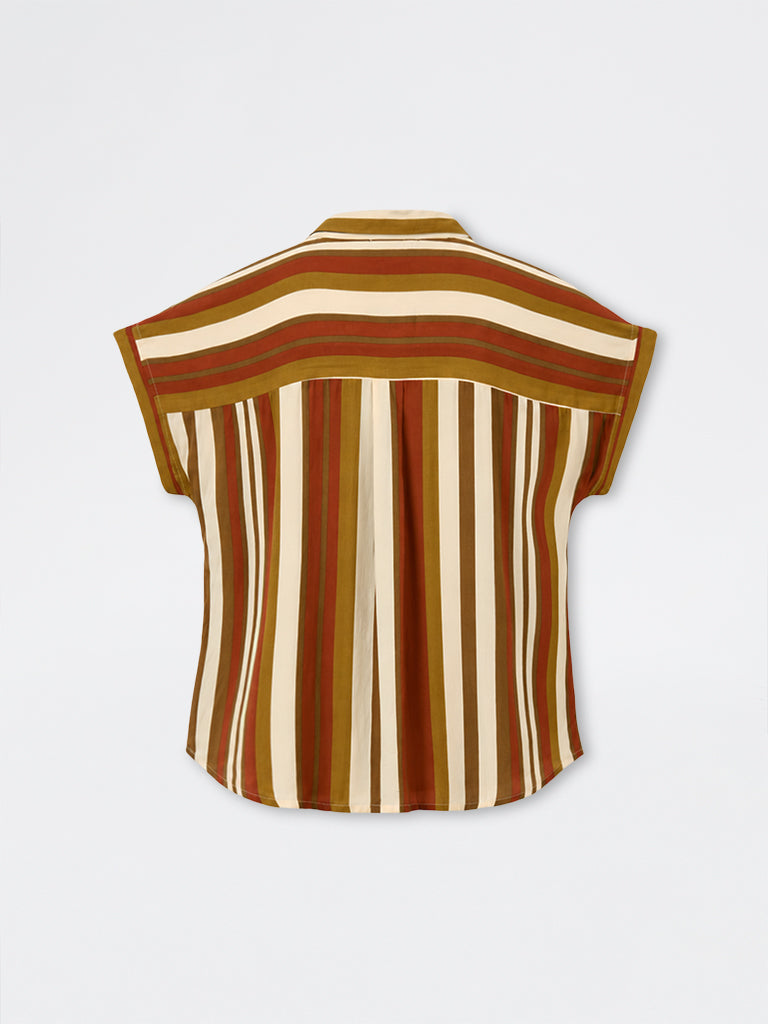 Gia Multicolour Striped Shirt