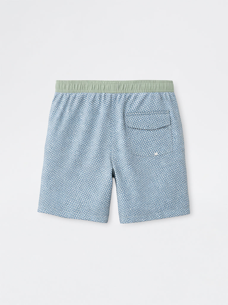 WES Casuals Sage Printed Relaxed-Fit Mid-Rise Swimwear Shorts