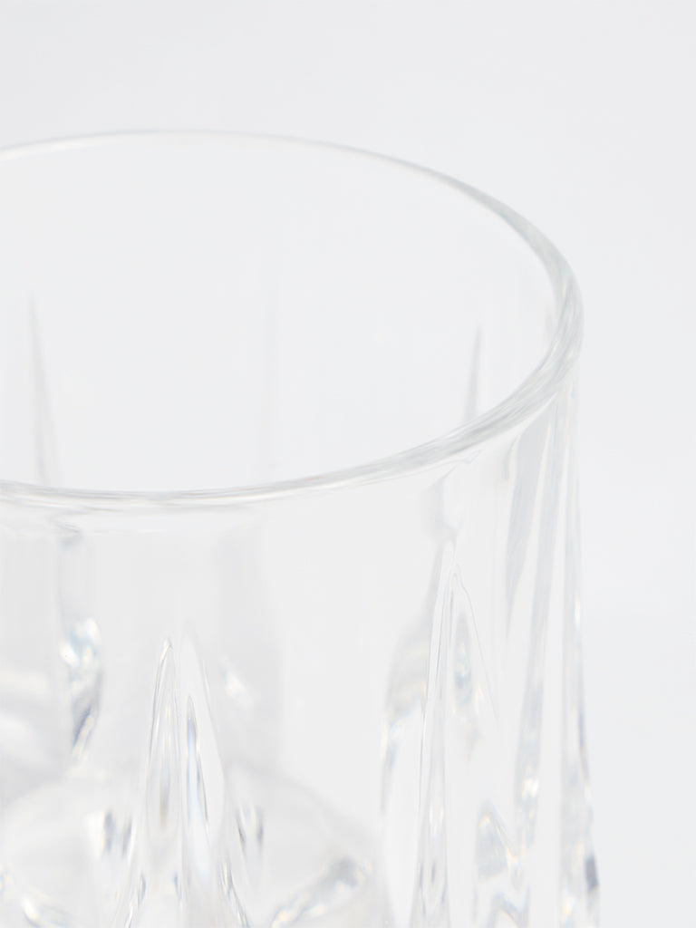 Westside Home Clear Textured Whiskey Glass