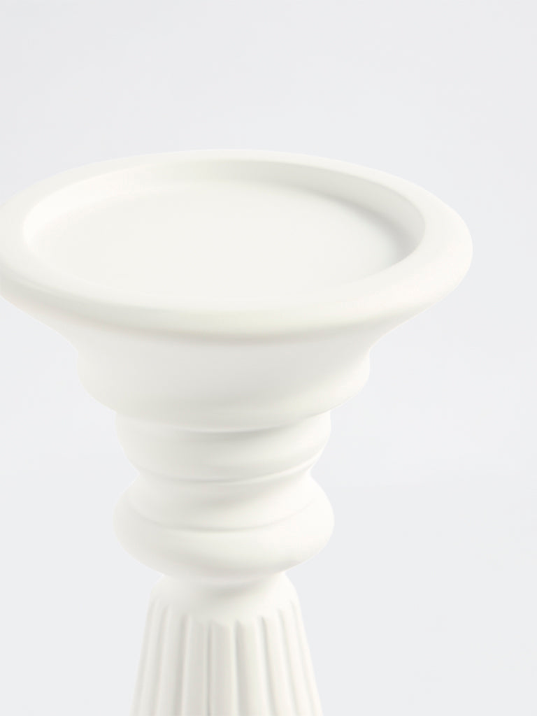 Westside Home White Candle Pillar